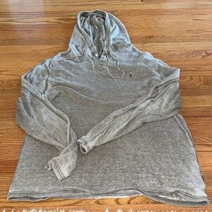 Volcom Taupe Waffle Knit Hoodie